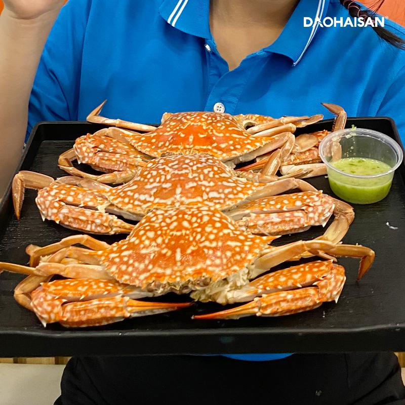 Ghẹ Sông Cầu hấp sả – Món ghẹ tươi ngon hấp dẫn thực khách